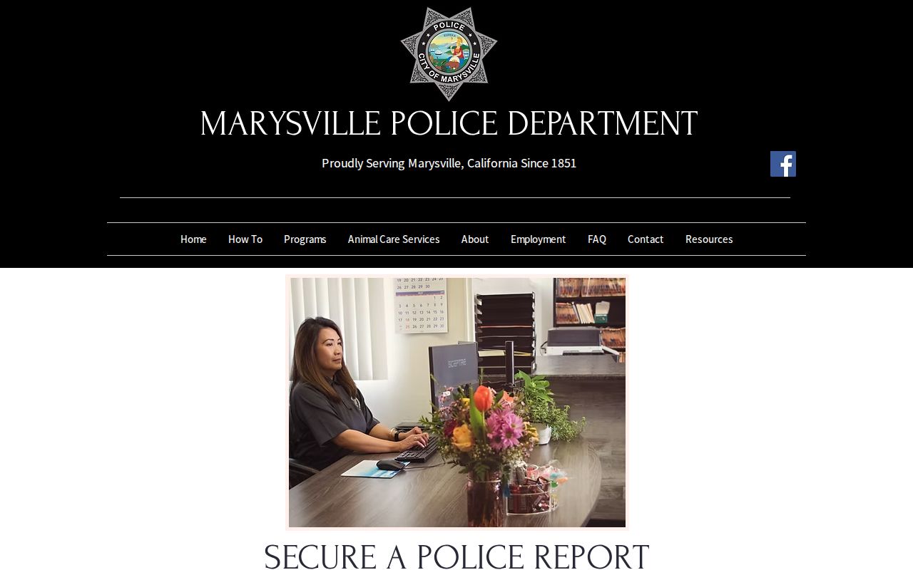 Marysville Police arrest record copy path in Yuba County